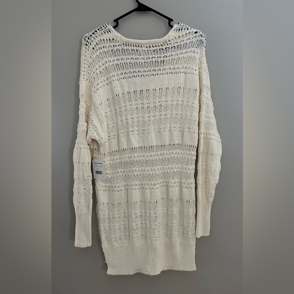 NWT Free People Hot Tropics V Neck Sweater - Picture 6 of 7